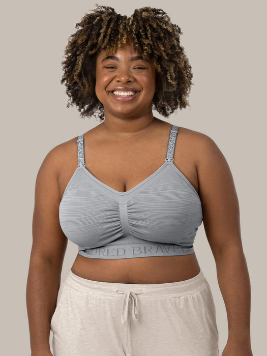 Kindred Bravely Sublime® Hands-Free Pumping & Nursing Bra | Grey