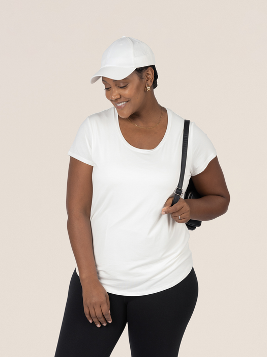 Kindred Bravely Everyday Maternity & Nursing T-shirt | White