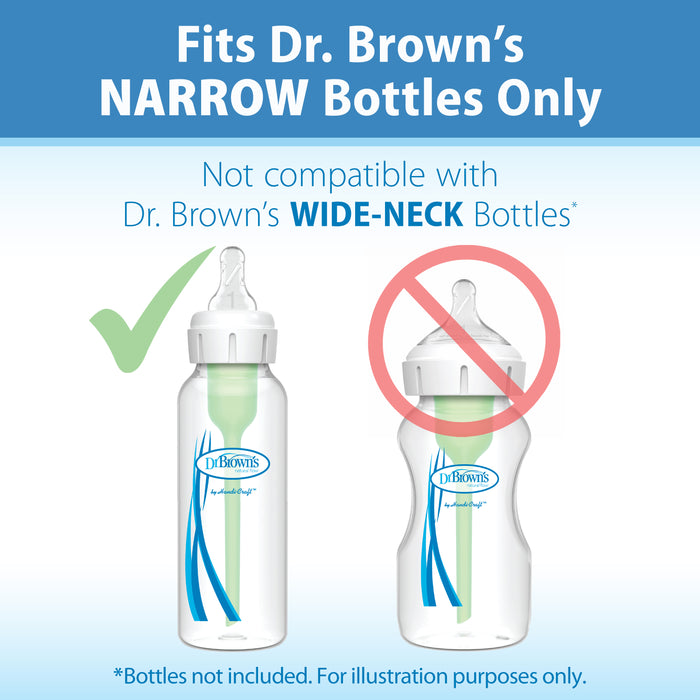 Dr Brown's Natural Flow Silicone Nipples Standard Level 3 (6m+) 2 pack