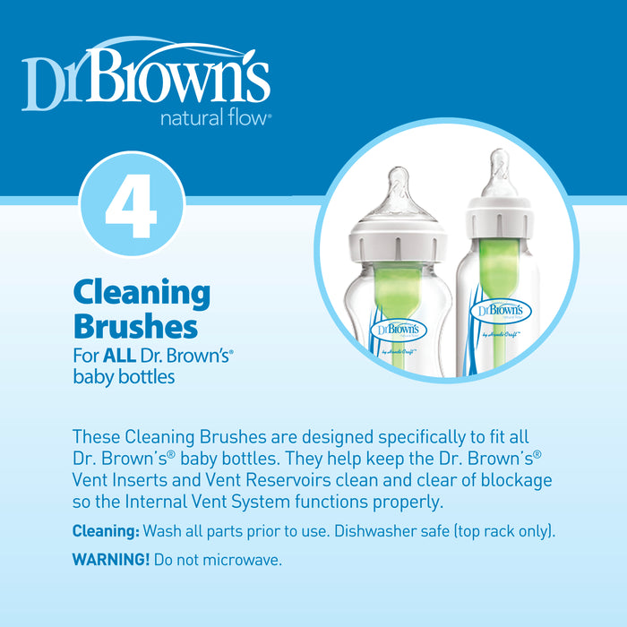 Dr. Brown's Natural Flow Cleaning Brushes (4 pack)