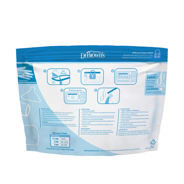 Dr. Browns Options Microwave Steriliser Bag (5 pack)