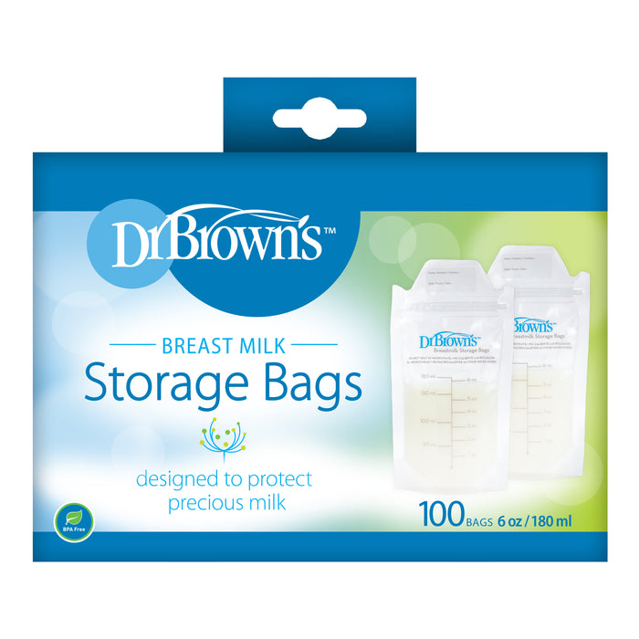 Dr. Brown's Breastmilk Storage Bags, 100 Count