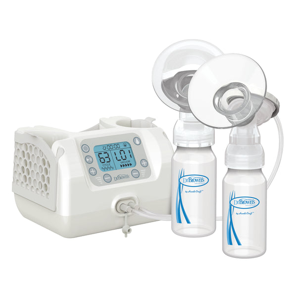 Dr. Brown’s Customflow Double Electric Quiet Breast Pump with Softshape Silicone Shields