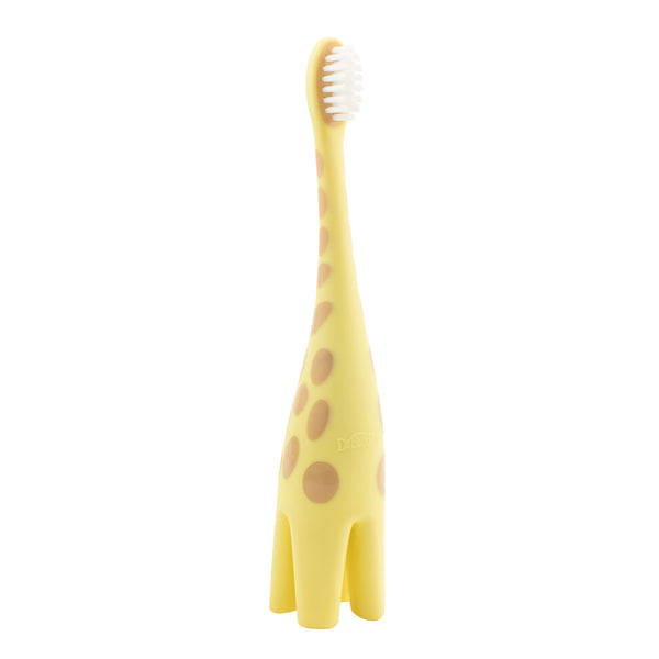 Dr. Brown Giraffe Toothbrush with Strawberry Toothpaste