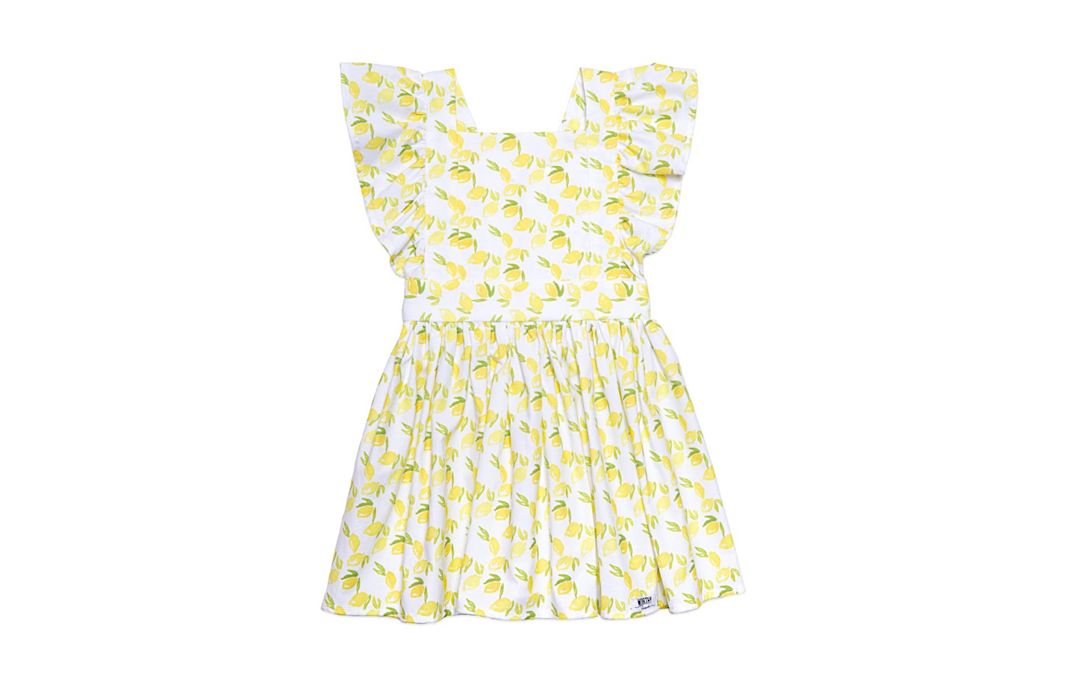 Worthy Threads Vintage Inspired Dress in Lemons