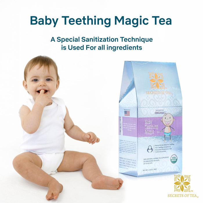 Secrets Of Tea Baby Teething Relief Tea- 80 Servings