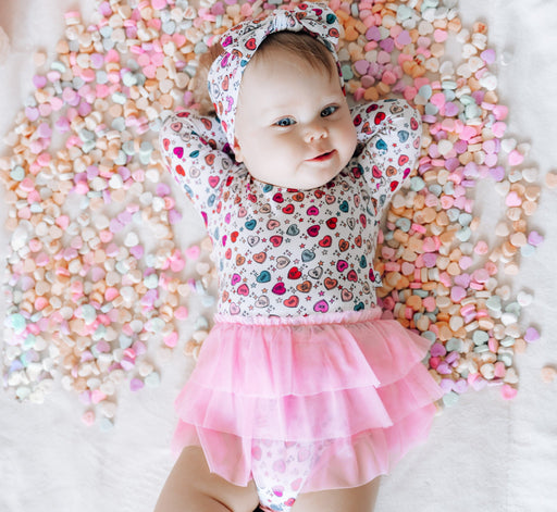 Dream Big Little Co SWEET HEARTZzz DREAM TUTU BODYSUIT DRESS