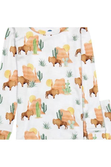 Bird & Bean Pajama Set - Bison