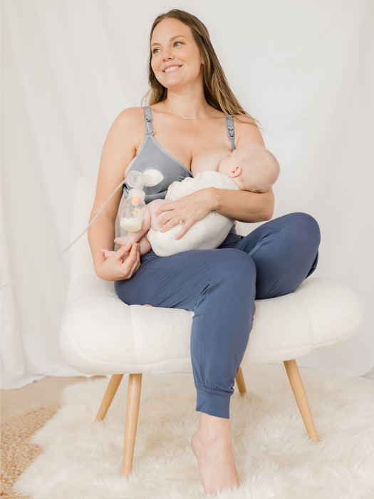 Kindred Bravely Sublime® Hands-Free Pumping & Nursing Bra | Grey