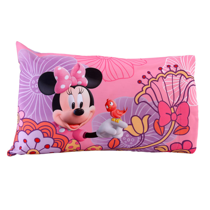 Disney Minnie Mouse Fluttery Friends 4pc Toddler Bed Set