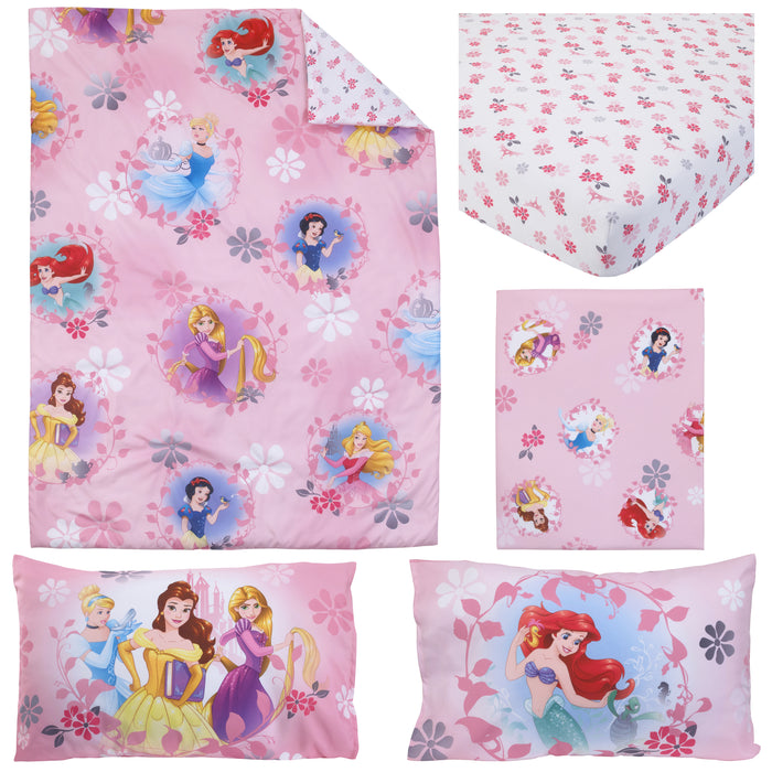 Disney  Pretty Princess 4pc Toddler Bed Set