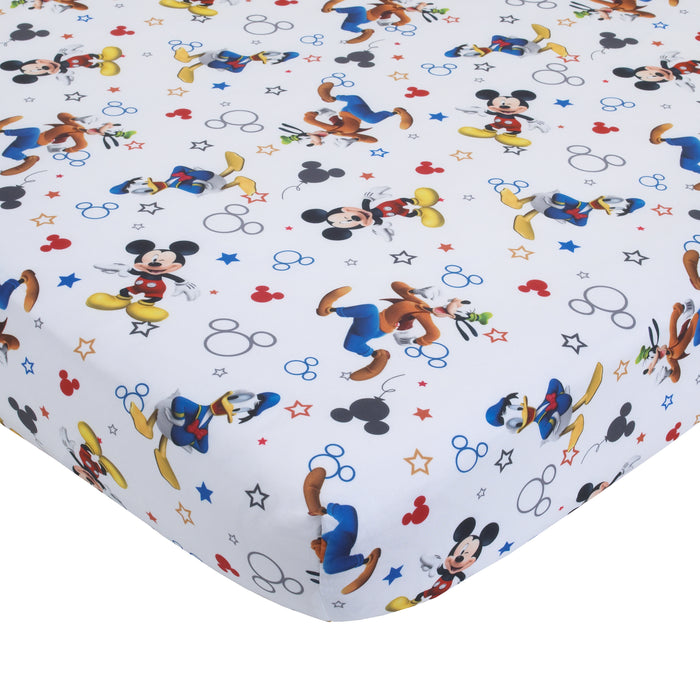 Disney Mickey Mouse Having Fun 4pc Toddler Bed Set