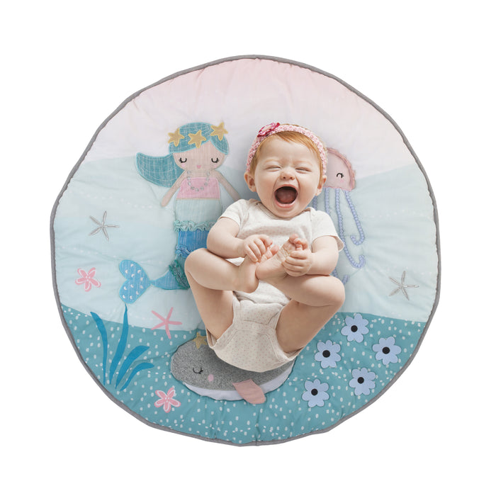 NoJo Sugar Reef Mermaid 4 Piece Nursery Crib Bedding Set