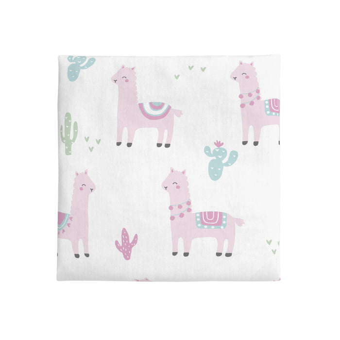 NoJo Super Soft Llama Nursery Crib Fitted Sheet