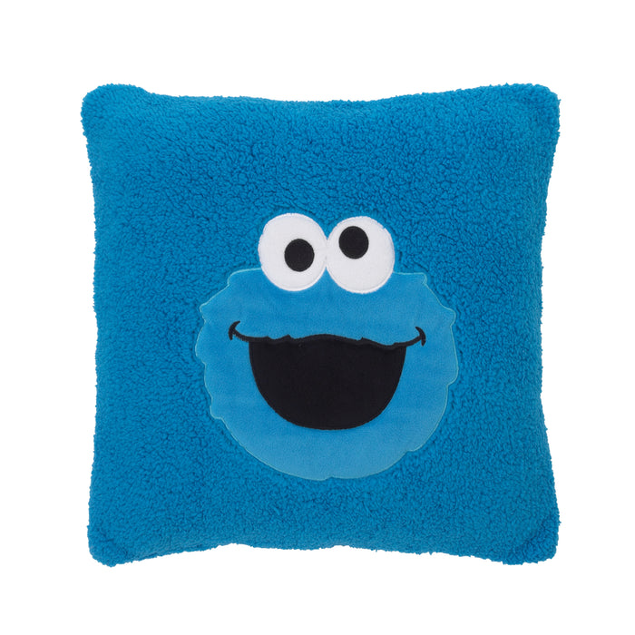 Sesame Street Cookie Monster Sherpa Toddler Pillow