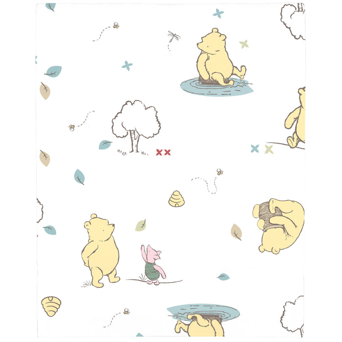 Disney Winnie the Pooh Classic Pooh Fitted Crib Sheet