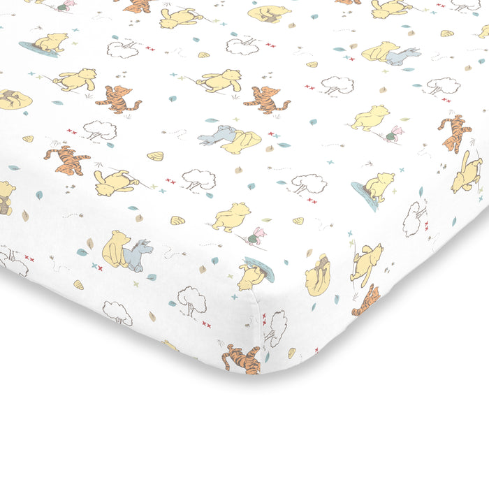 Disney Winnie the Pooh Classic Pooh Fitted Crib Sheet