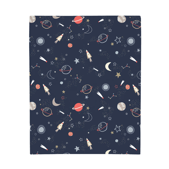 NoJo Super Soft Cosmic Solar System Nursery Crib Fitted Sheet