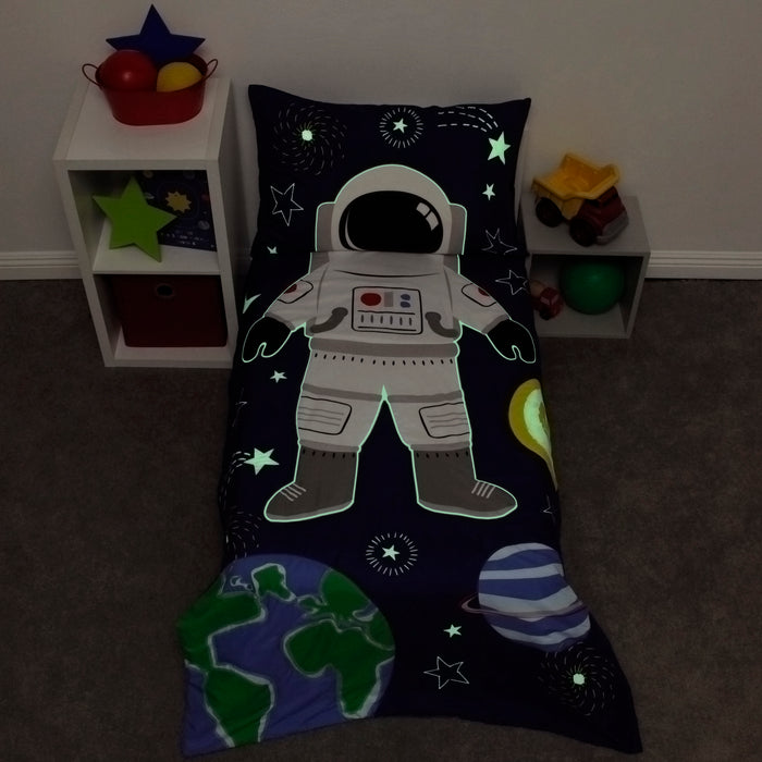 Everything Kids Space Astronaut 4pc Toddler Bed Set