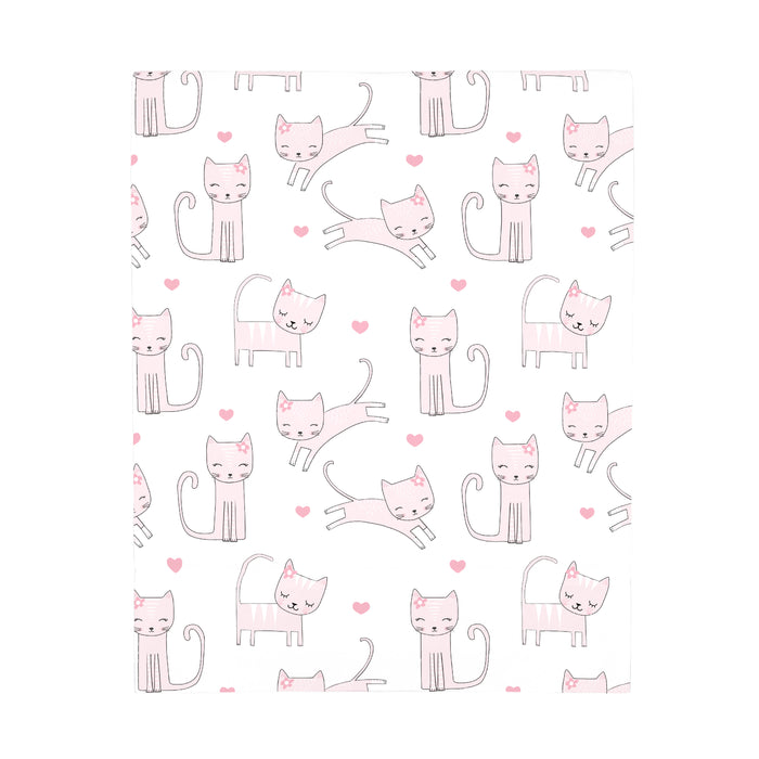 NoJo Super Soft Kitty Cat Fitted Crib Sheet