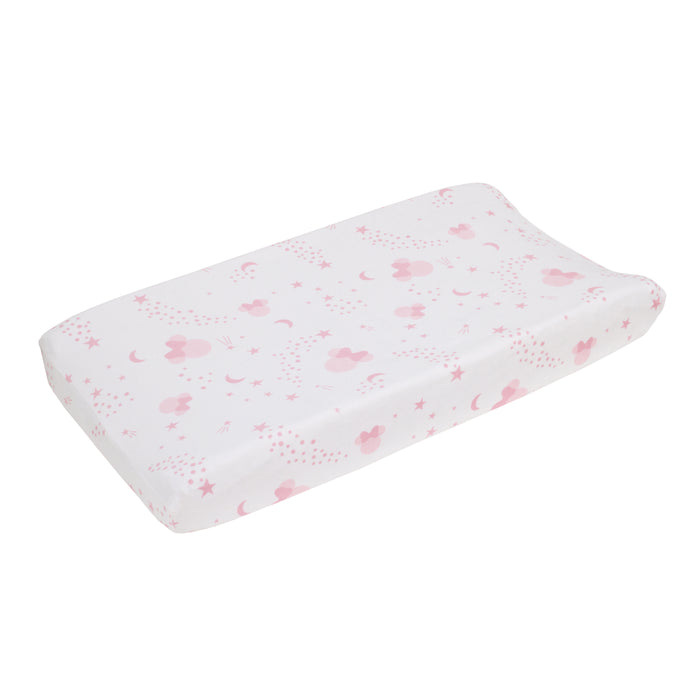 Disney Minnie Mouse Twinkle Twinkle Minnie Super Soft Velboa Changing Pad Cover