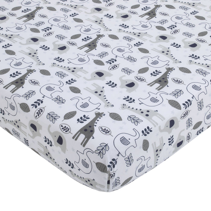 NoJo Love You To The Moon - 100% Cotton Nursery Fitted Crib Sheet