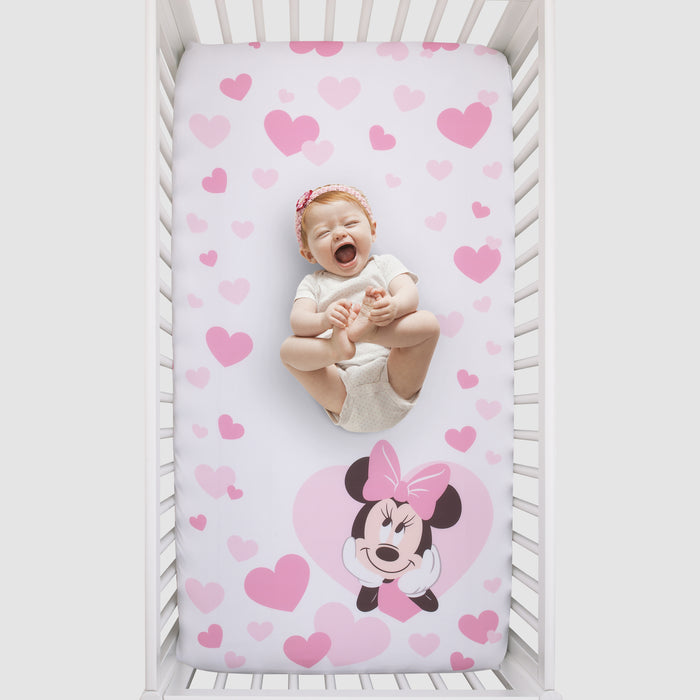 Disney Minnie Mouse, Photo Op Fitted Crib Sheet