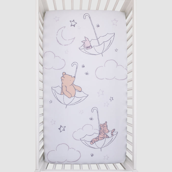 Disney Classic Pooh Photo Op Fitted Crib Sheet