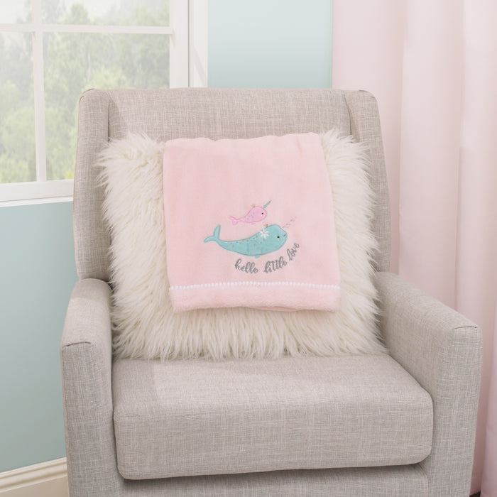 NoJo Under the Sea Whimsy Super Soft  Baby Blanket