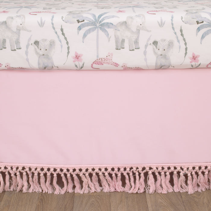 NoJo Tropical Princess 4 Piece Crib Bedding Set