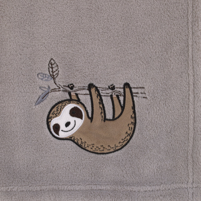 Little Love Sloth Let's Hang Out Baby Blanket