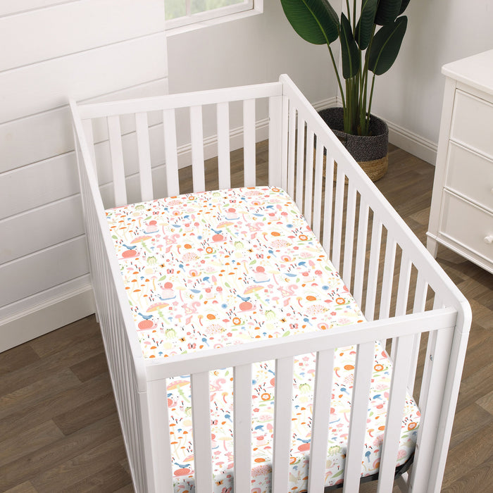 NoJo Spring Garden Super Soft Mini Crib Sheet