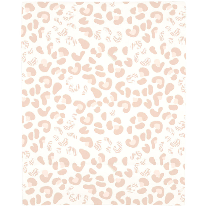 NoJo Neutral Cheetah Fitted Crib Sheet