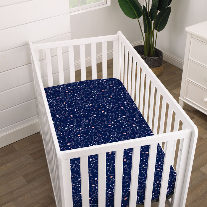 NoJo Celestial Unicorn Fitted Super Soft Crib Sheet