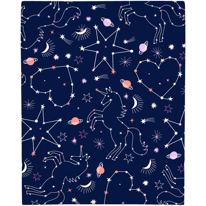 NoJo Celestial Unicorn Fitted Super Soft Crib Sheet