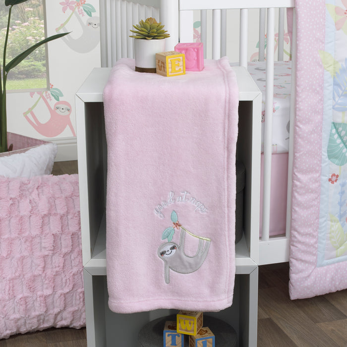 Little Love by NoJo Tropical Garden Super Soft Baby Blanket