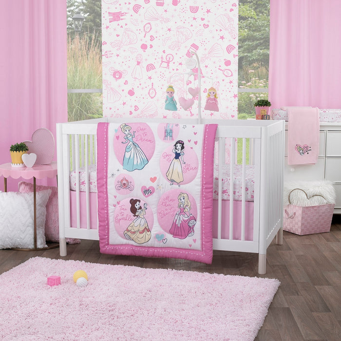 Disney Princess - Dare to Dream Fitted Crib Sheet