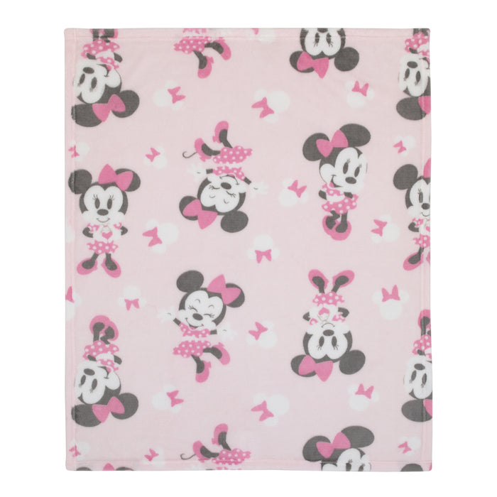 Disney Minnie Mouse Bows Baby Blanket