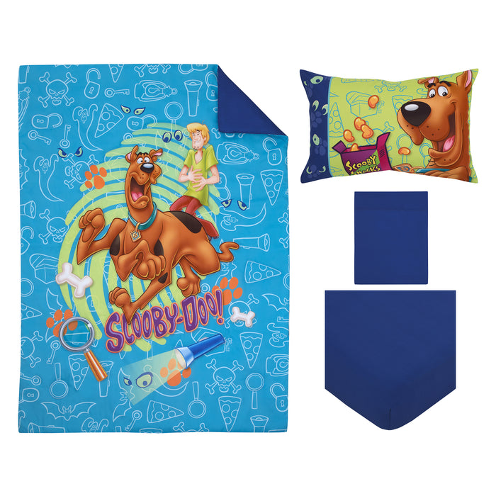 Warner Brothers Scooby Dooby Doo 4pc Toddler Bed Set