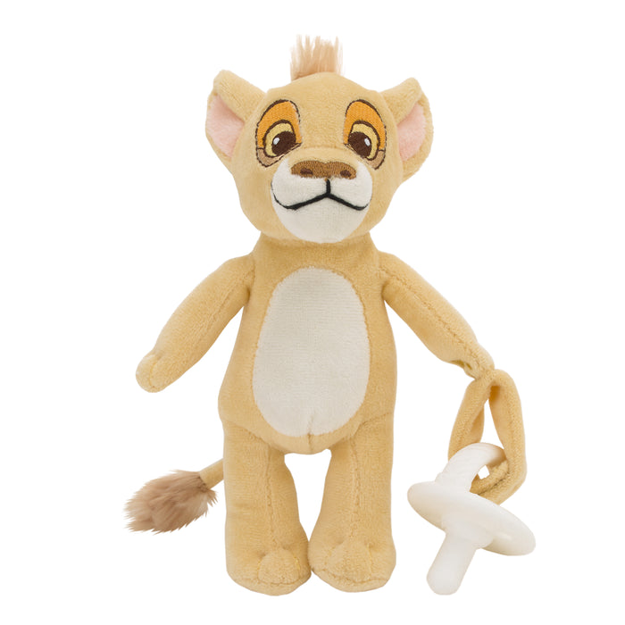 Disney Lion King Simba Tan Super Soft Plush Pacifier Buddy