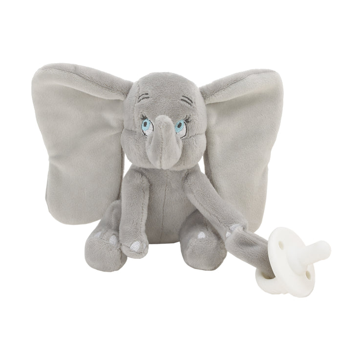 Disney Dumbo Grey Super Soft Plush Pacifier Buddy