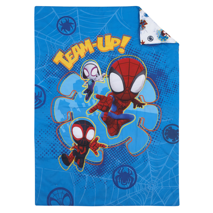 Marvel Spidey and his Amazing friends Team 4pc Toddler Bed Set
