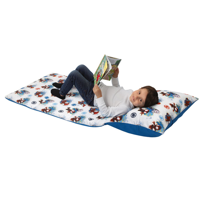 Marvel Spidey and his Amazing Friends Spidey Team Red, White, and Blue Deluxe Toddler Nap Mat