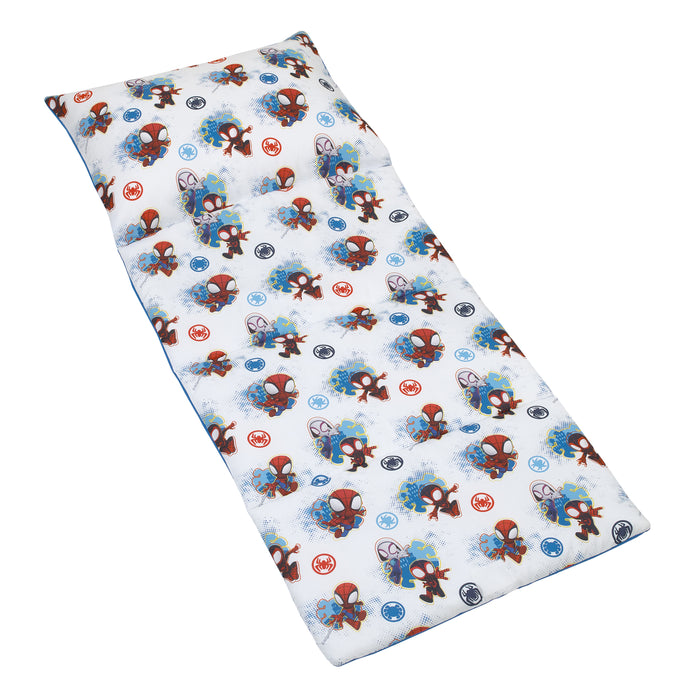 Marvel Spidey and his Amazing Friends Spidey Team Red, White, and Blue Deluxe Toddler Nap Mat