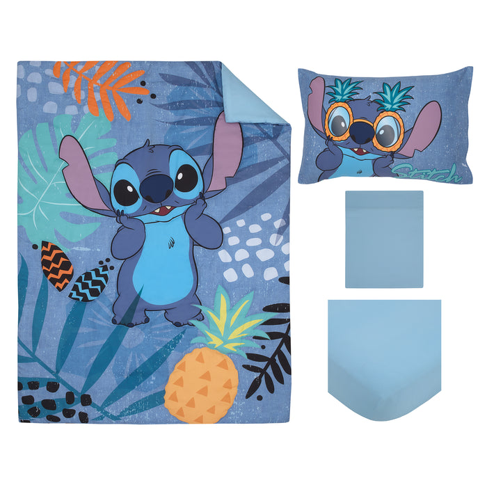 Disney Stitch Weird But Cute 4pc Toddler Bed Set