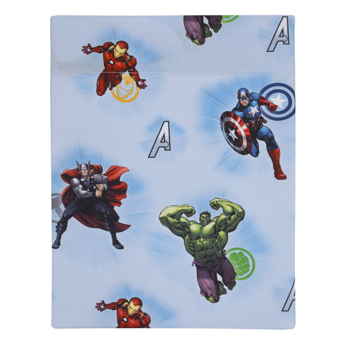 Marvel Avengers Fight the Foes 4pc Toddler Bed Set