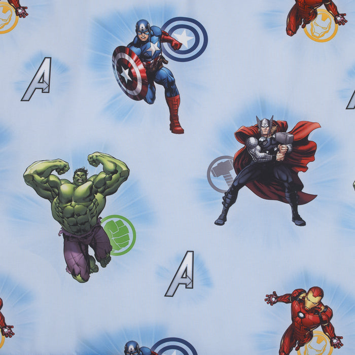Marvel Avengers Fight the Foes Deluxe Easy Fold Toddler Nap Mat