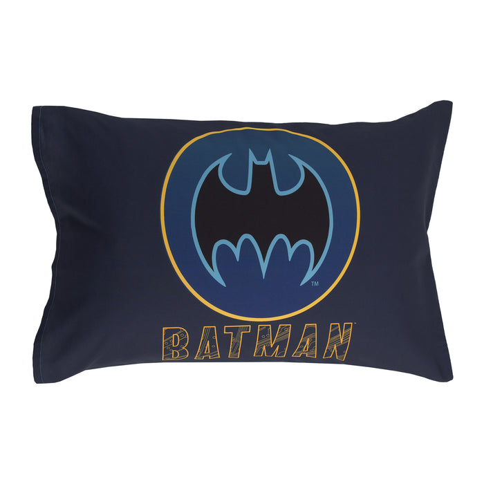 Warner Brothers Batman Bat-Tech 4pc Toddler Bed Set, Navy