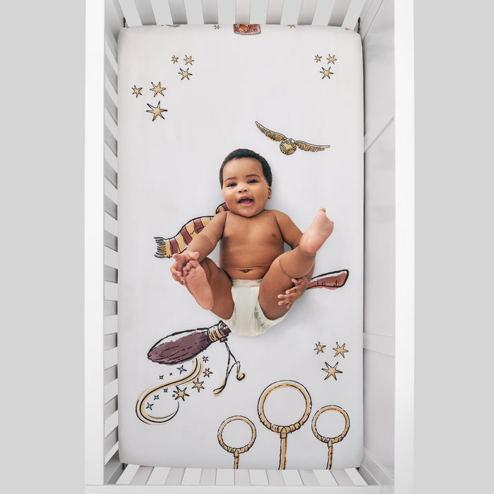 Warner Brothers Harry Potter Magical Moments Photo Op Fitted Crib Sheet