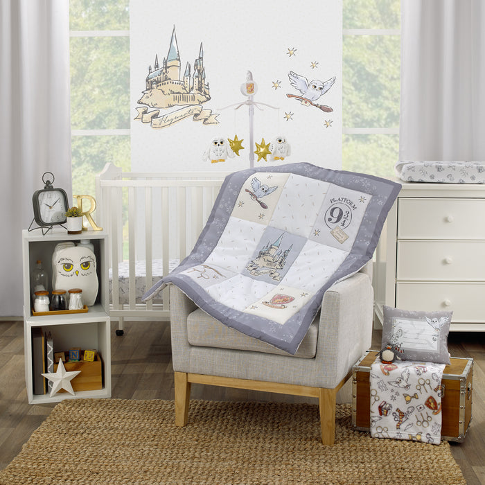 Warner Brothers Harry Potter Magical Moments 3 Piece Nursery Mini Crib Bedding Set